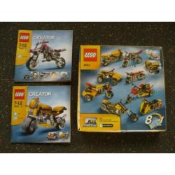 Lego 4893 Revvin' Riders, 3 modellen