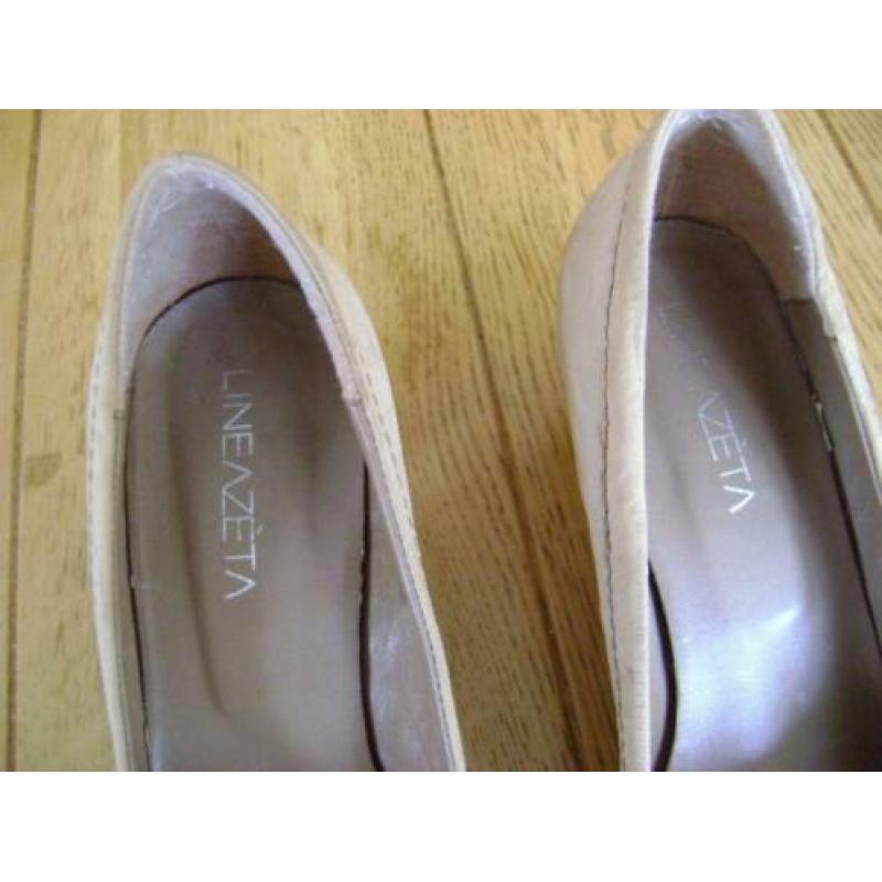 Z.g.a.n. beige LineaZeta pumps, maat 39