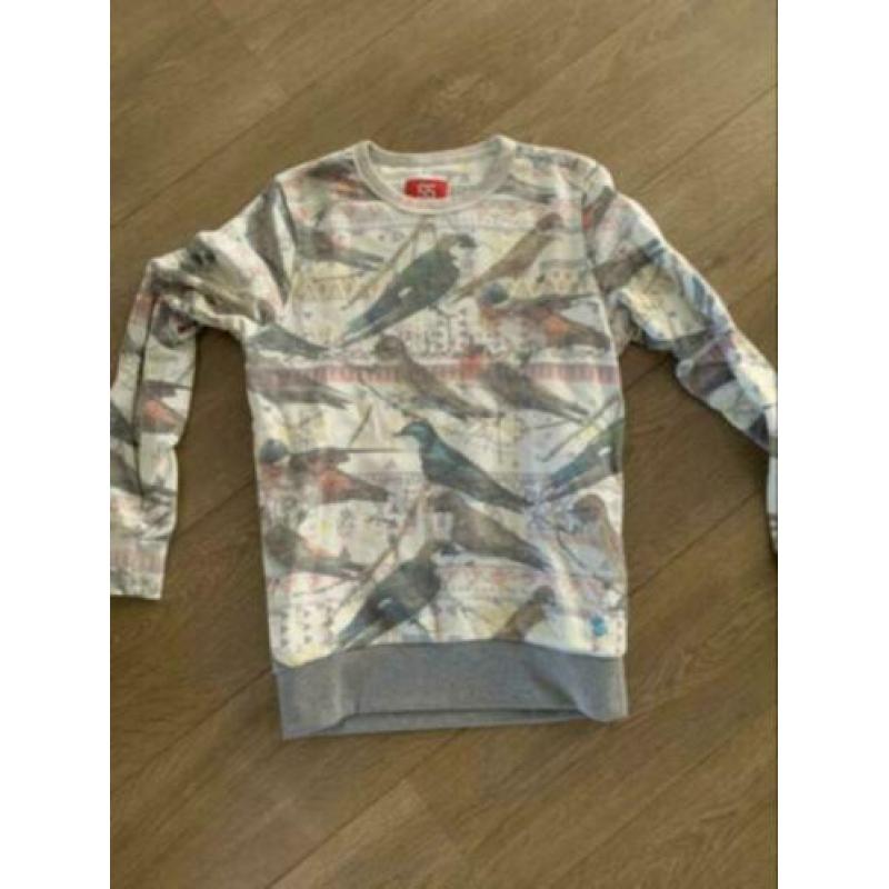 Sweater of trui maat S 55 Stage/8 Aztec Birds Sweat vogels