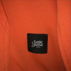 Sixth June Hoodie maat M oranje