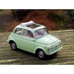 Fiat 500 1/43 MATCHBOX DINKY lichtgroen