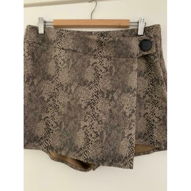 Zara broek rok xl slangenprint