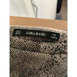 Zara broek rok xl slangenprint