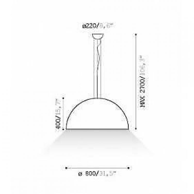 torremato Sunset diameter 80 cm ( Moooi, flos, Artemide Hay