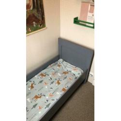 Stevig juniorbed peuterbed blauwgrijs