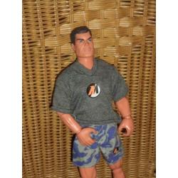 Action Man: Korte Broek + T-Shirt - 30cm!