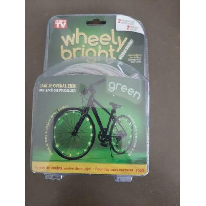 Wheel bright groen voor 2 wielen NIEUW