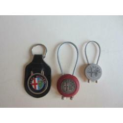 Alfa Romeo,sleutelhanger,3 x