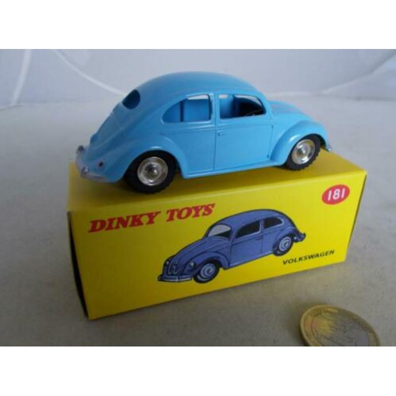 Dinky Toys 181 Volkswagen Kever (Atlas) Nieuw in doos.