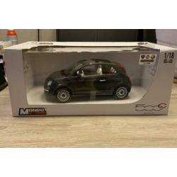 Mondo Motors FIAT 500 White - 1:18 Flawed Stock NIEUW