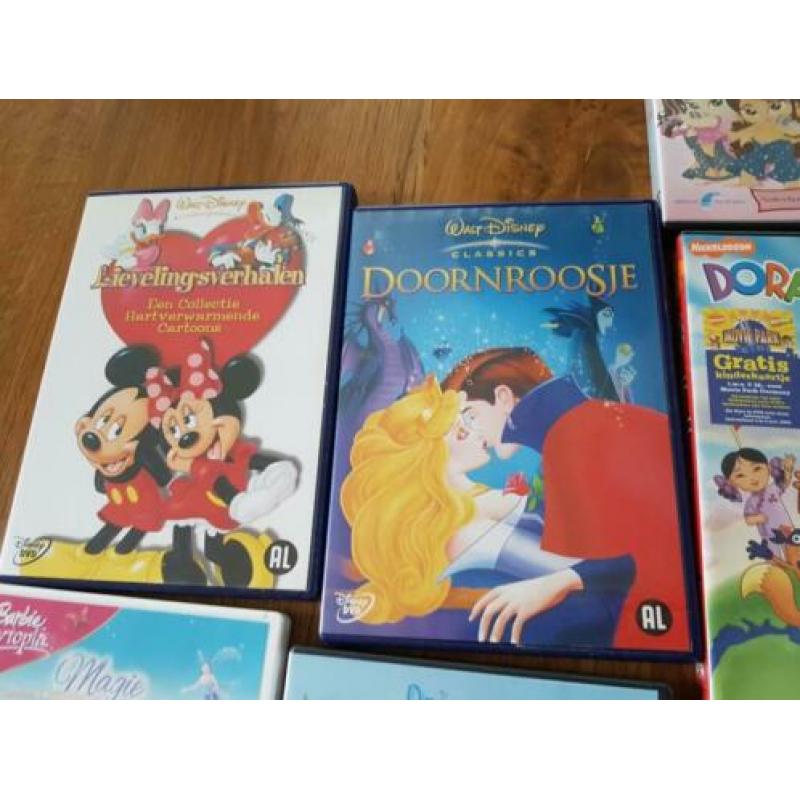 10 DVD`s Te Koop voor een meisje