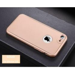 360° Frosting TPU hoesje Set voor iPhone 8/7 _ Goud