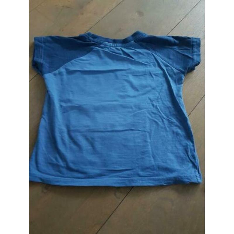 3 t-shirts maat 92