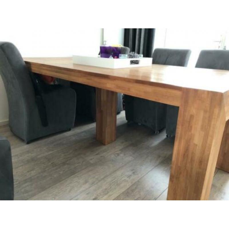 Teak houten eettafel