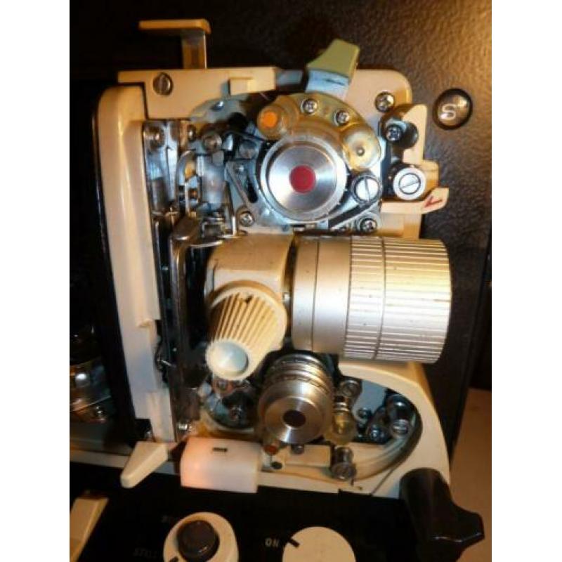 x 8mm film goede Elmo FP-A projector voor S8 en N8 films