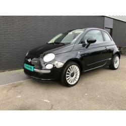 Fiat 500 1.2 C 2008 Zwart panorama