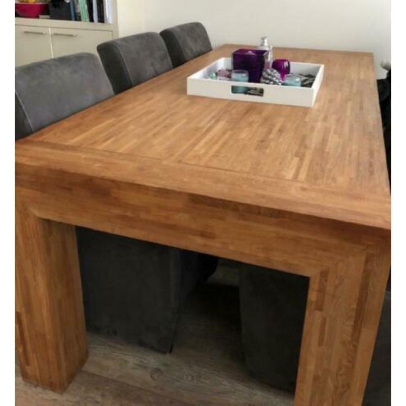 Teak houten eettafel