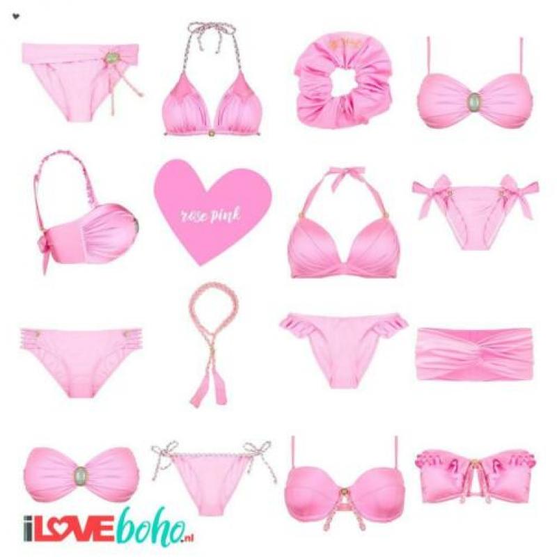 Bikini Roze Boho Bikini Pink Sale tot 60% korting