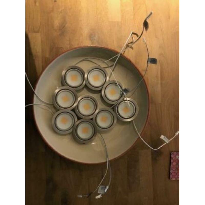 LED inbouwspots keuken (9 stuks) RVS