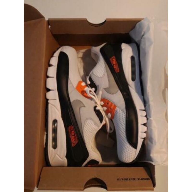 Air Max '90 current white/medium Grey-black-infrrd maat 42,5