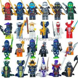 Nieuw! 24 Ninjago Poppetjes Voor €13,50! Custom Lego