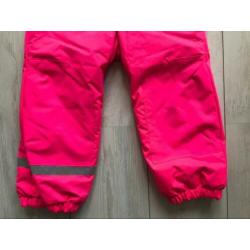 Bijna nieuwe skibroek sneeuwbroek mt 104-110 meisje roze