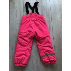 Bijna nieuwe skibroek sneeuwbroek mt 104-110 meisje roze