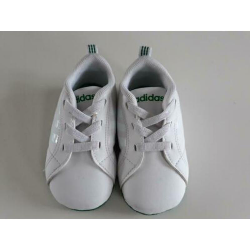 Adidas all star maat 18 wit groen