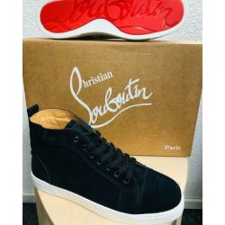 Heren schoenen louboutin hoog suède